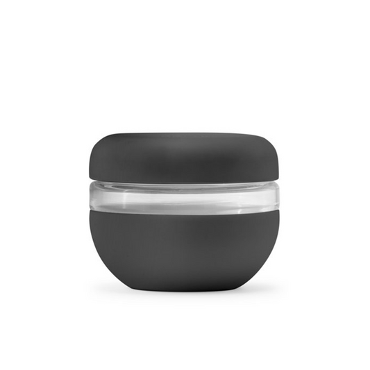W&P Porter Seal Tight 16oz Glass Storage Bowl - Charcoal