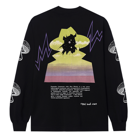 Real Bad Man Blue Meanie LS T-Shirt