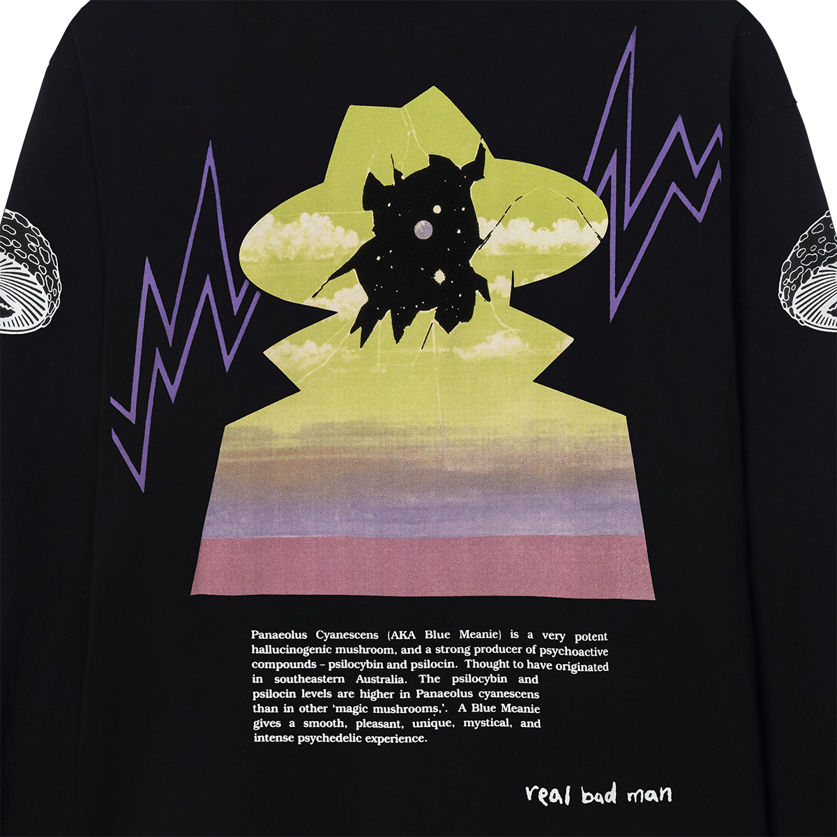 Real Bad Man Blue Meanie LS T-Shirt