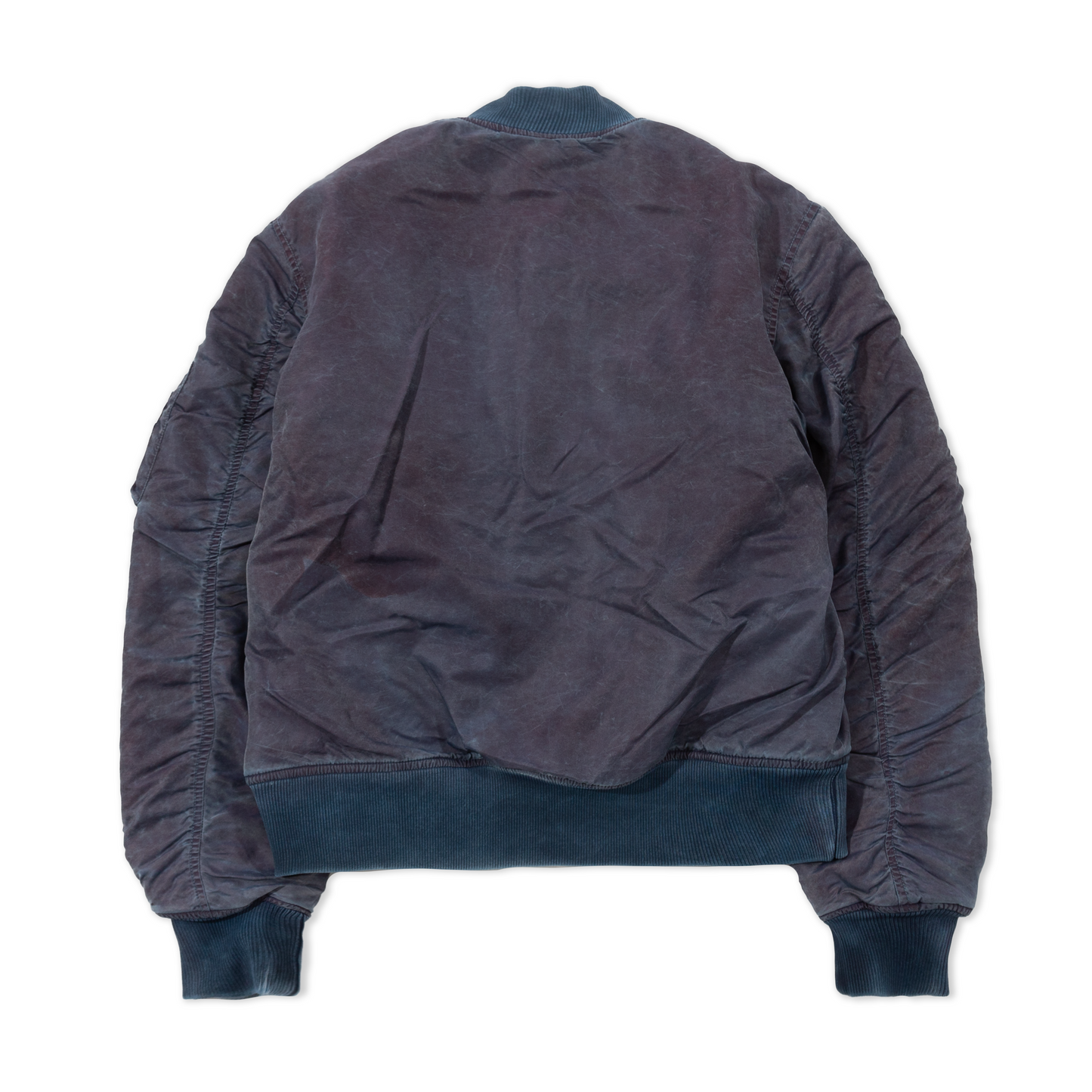 Stüssy Dyed Nylon Bomber Jacket - Navy