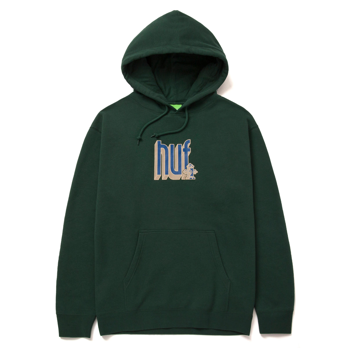 HUF Bookends Hoodie - Forest Green