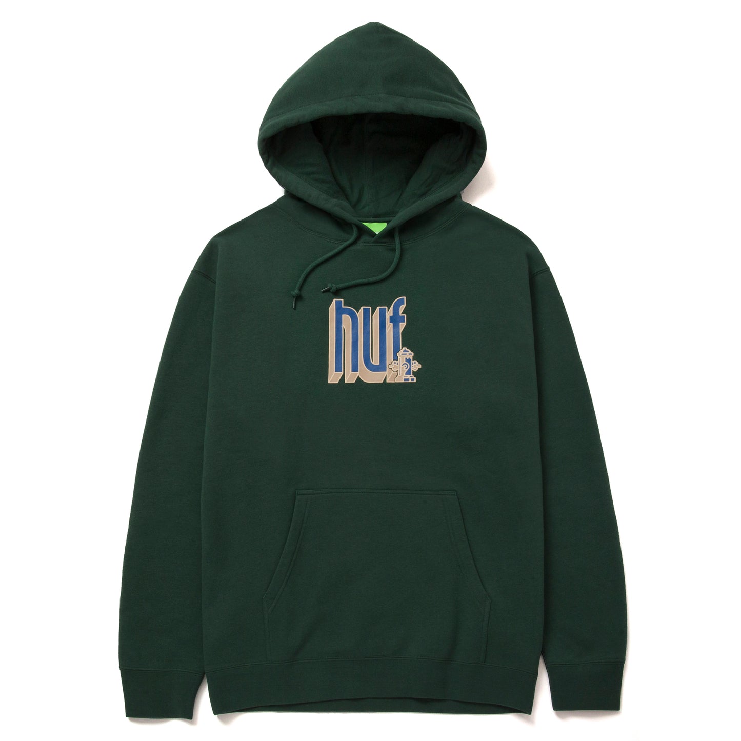 HUF Bookends Hoodie - Forest Green