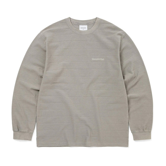 thisisneverthat Border Jacquard LS Tee - Graphite