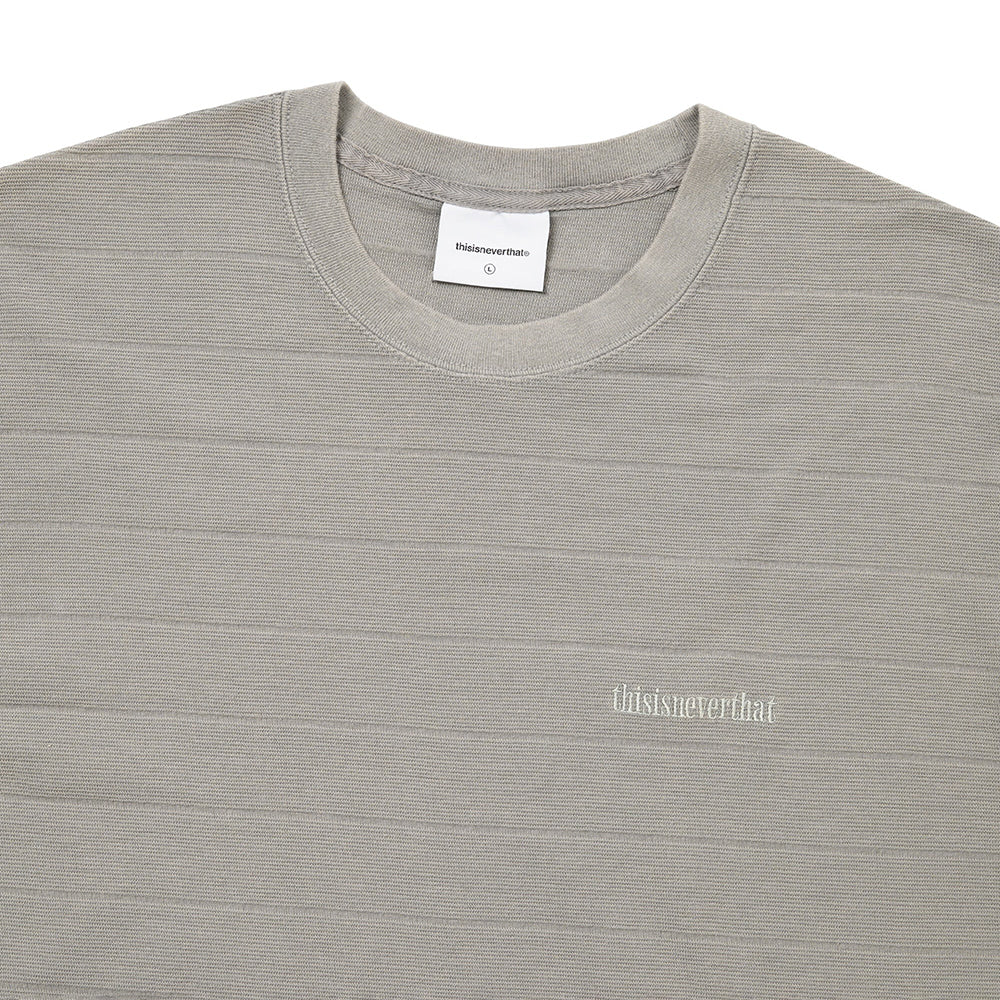 thisisneverthat Border Jacquard LS Tee - Graphite