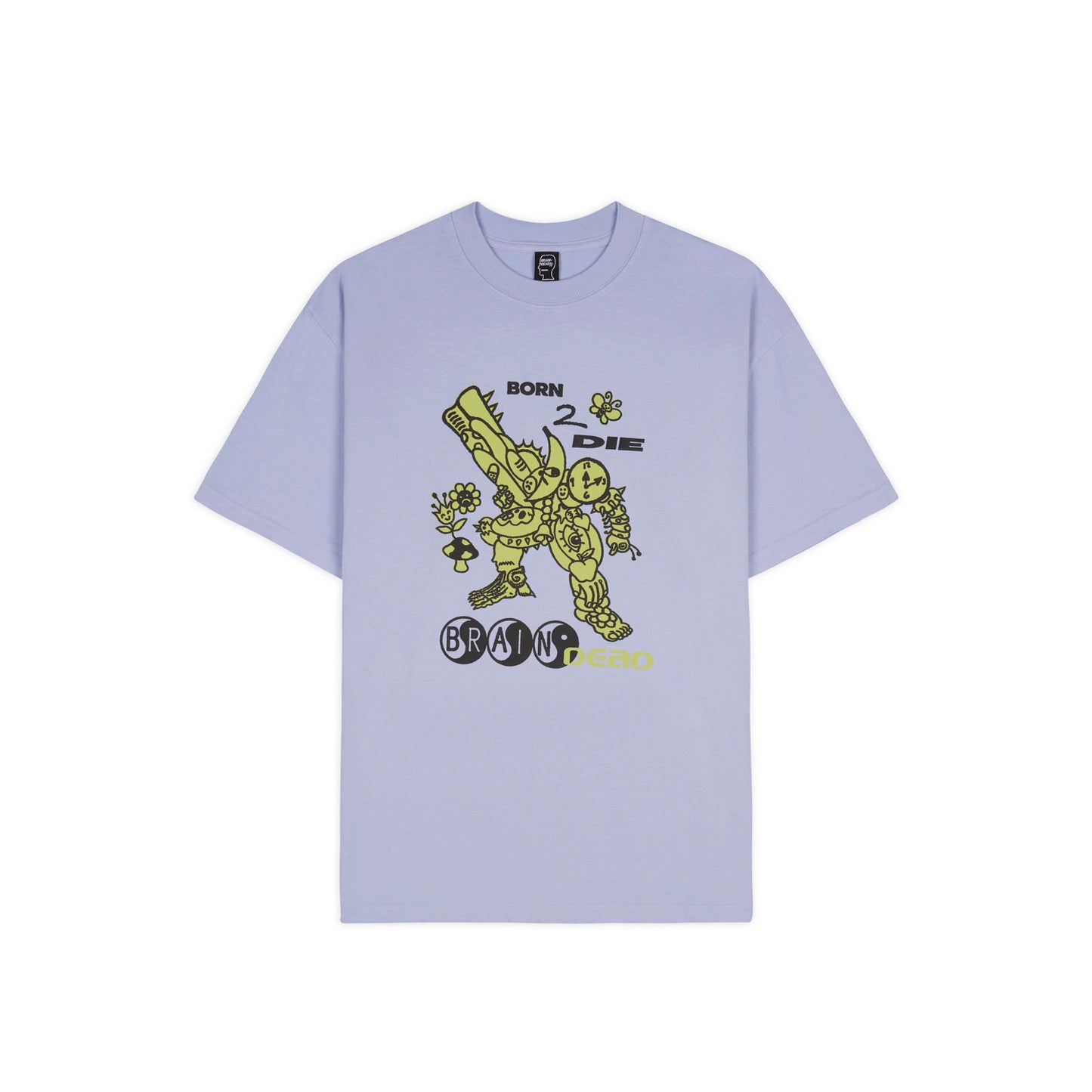 Brain Dead Born 2 Die T-Shirt - Periwinkle
