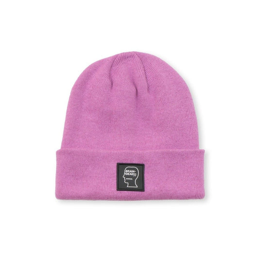 Brain Dead Logo Head Wool Beanie - Lavender