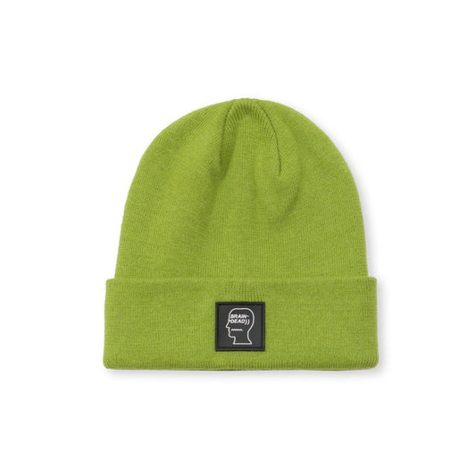 Brain Dead Logo Head Wool Beanie - Apple