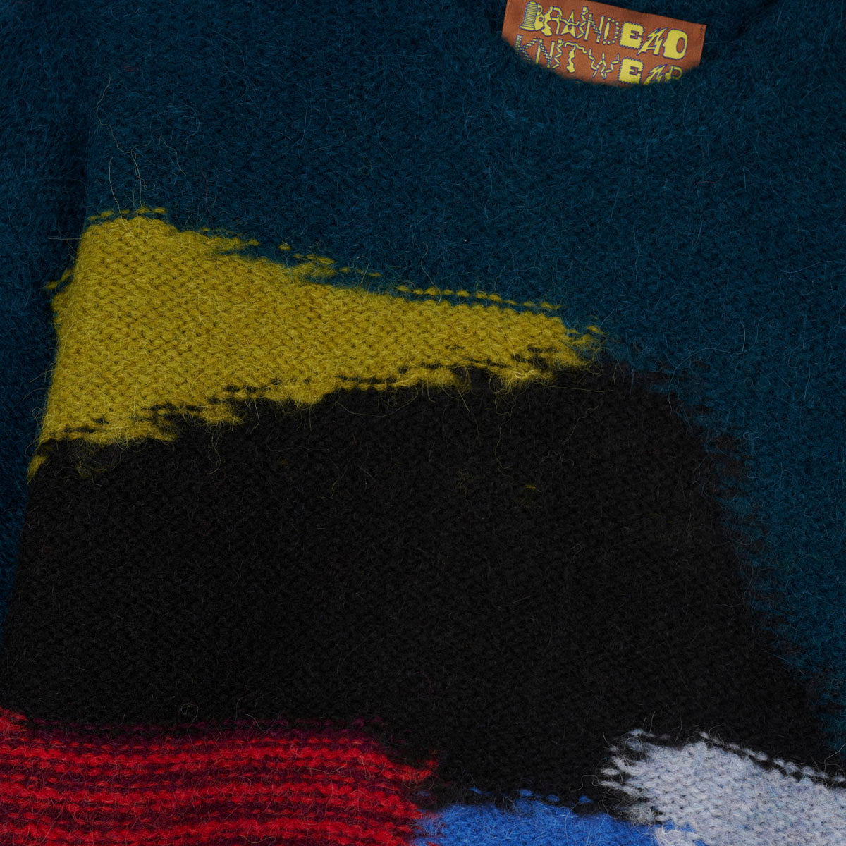 Brain Dead Boxy Knit Sweater - Blue