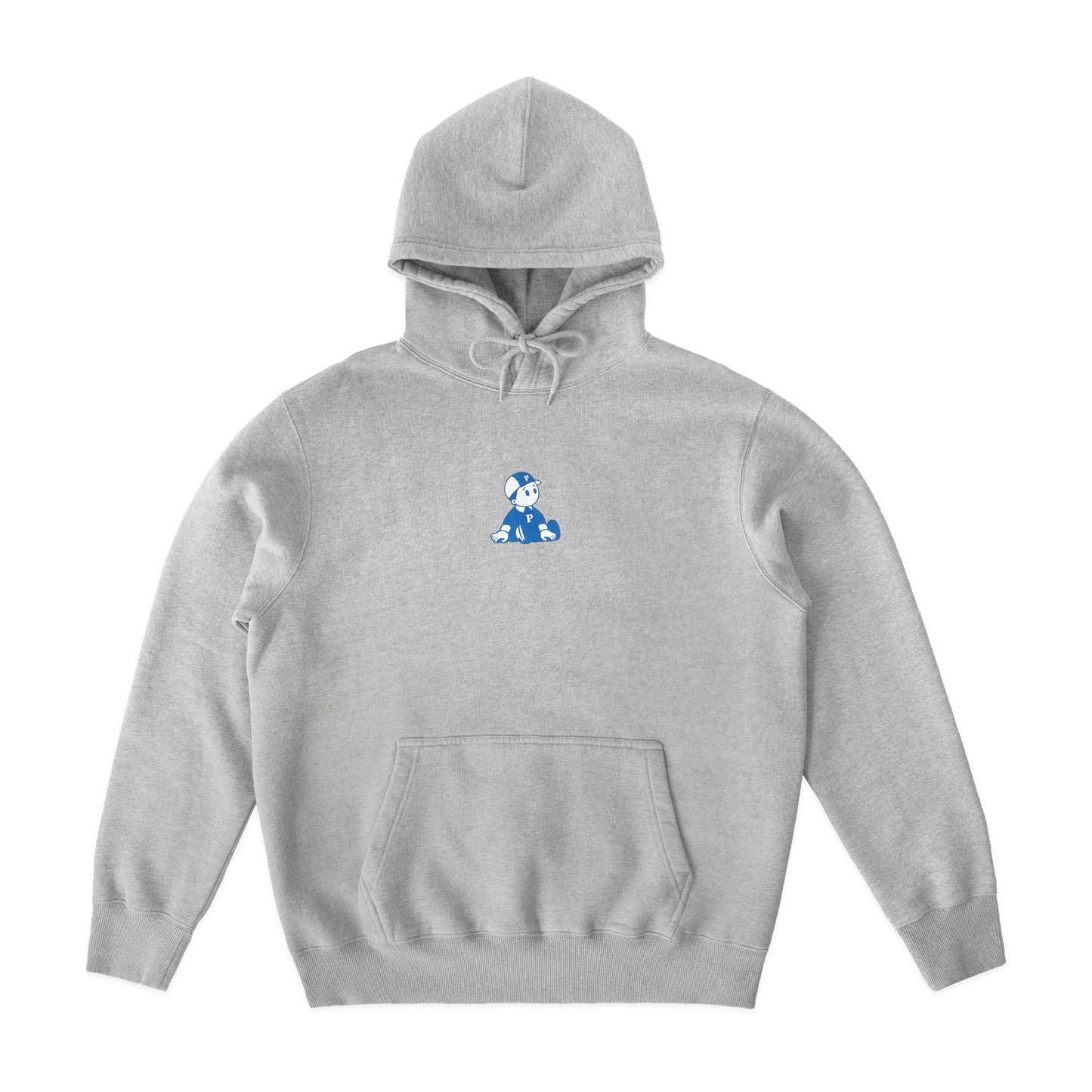 PAWA Speed Sports Boy Hoodie - Grey Marl