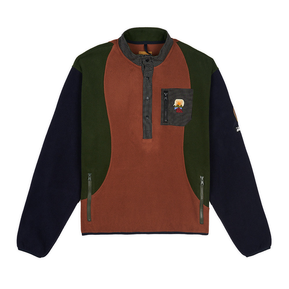 Brain Dead Equipment Ripstop PO Fleece - Navy