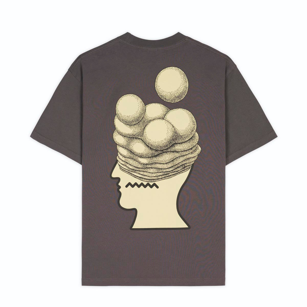 Brain Dead Brain Growth Tee - Concrete
