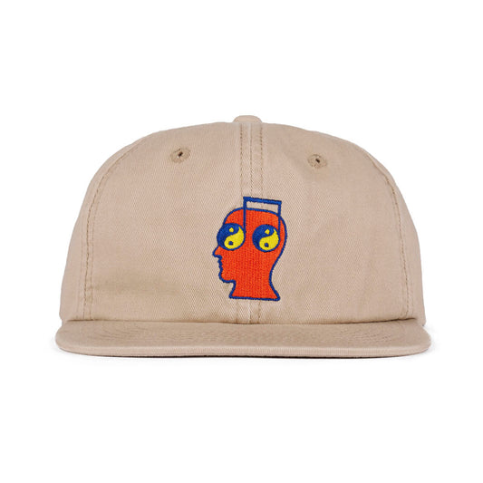 Brain Dead Brain Notes 6 Panel Hat - Khaki