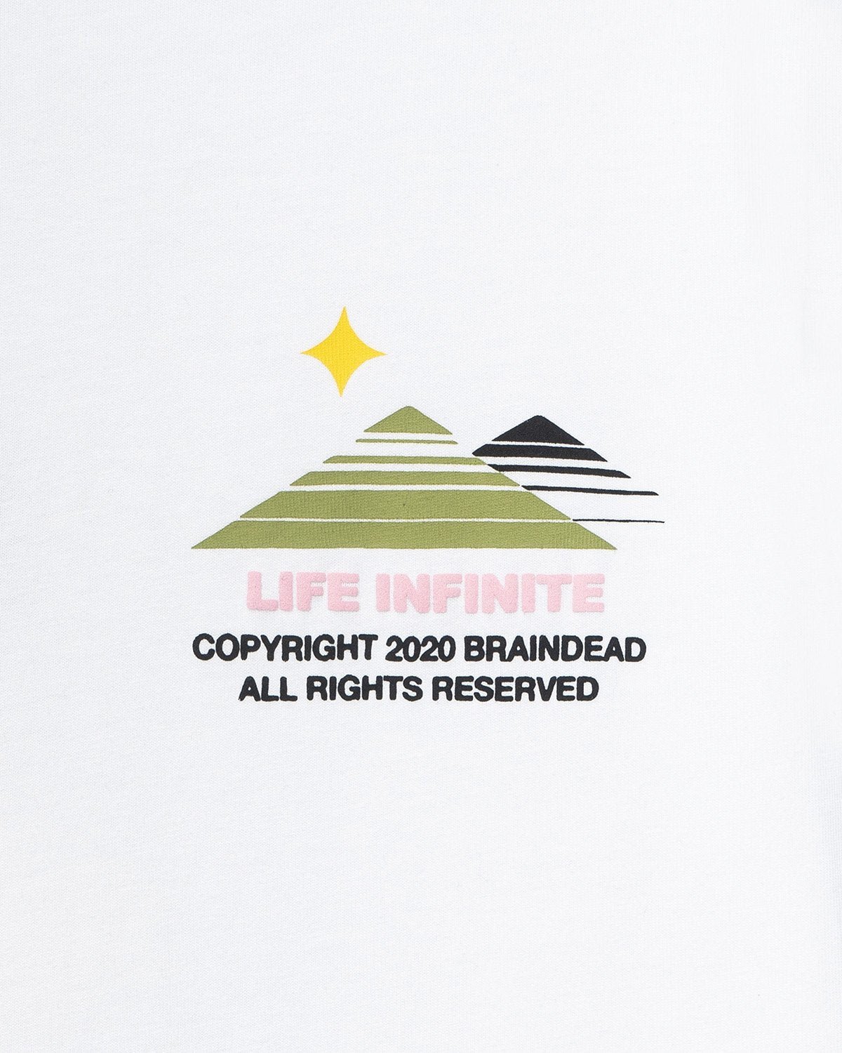 Brain Dead Purgatory L/S T-Shirt - White