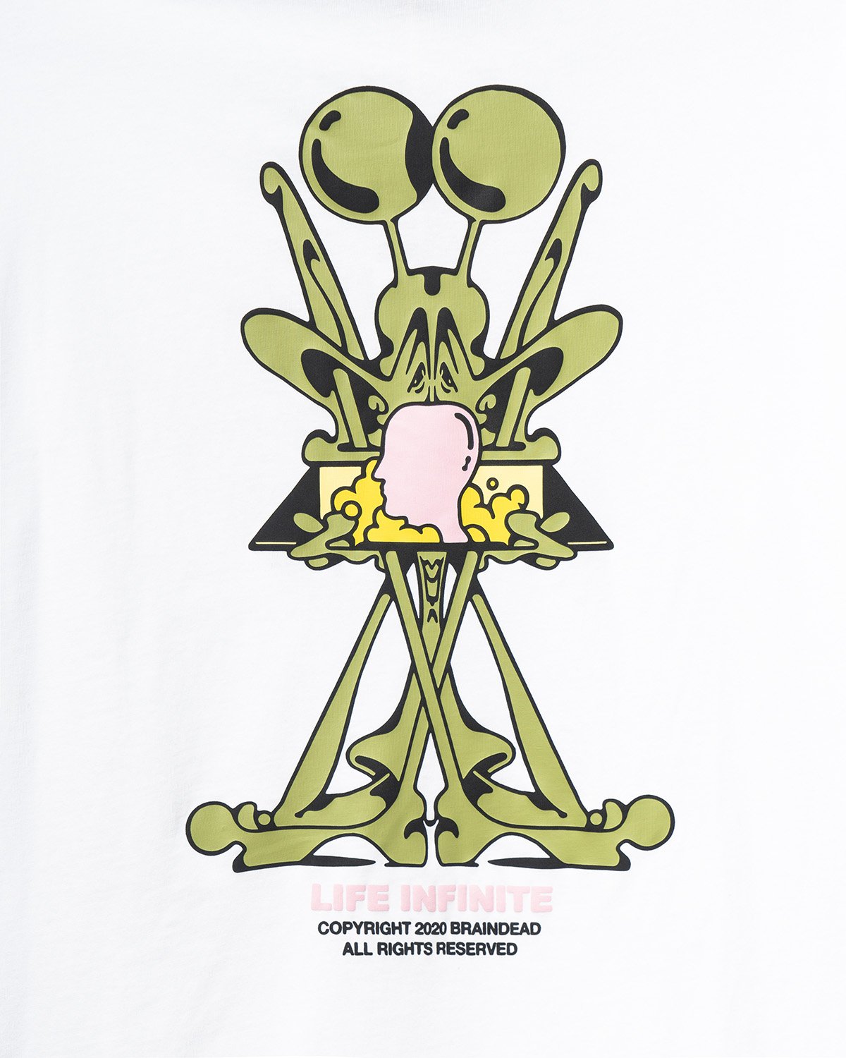 Brain Dead Purgatory L/S T-Shirt - White