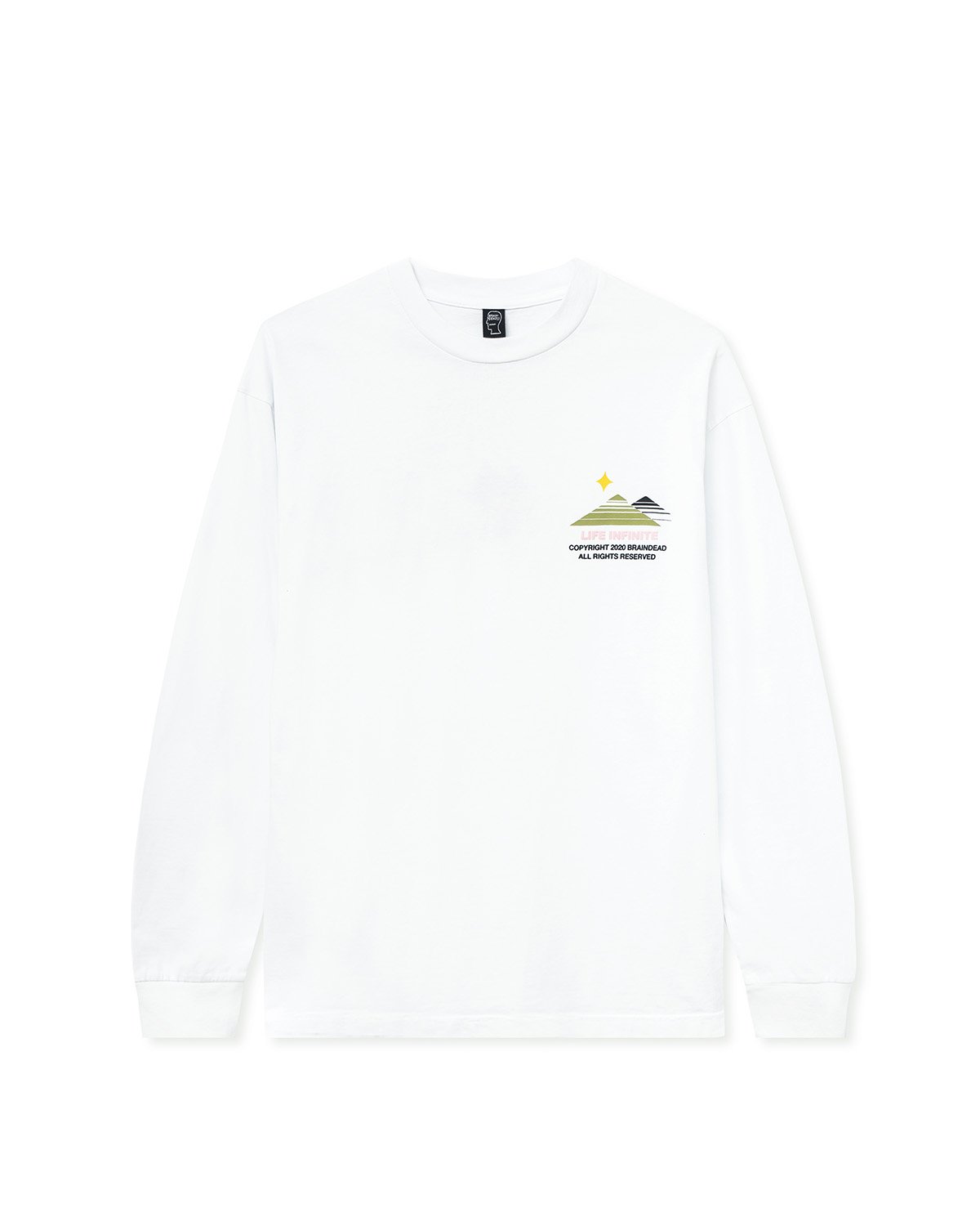 Brain Dead Purgatory L/S T-Shirt - White