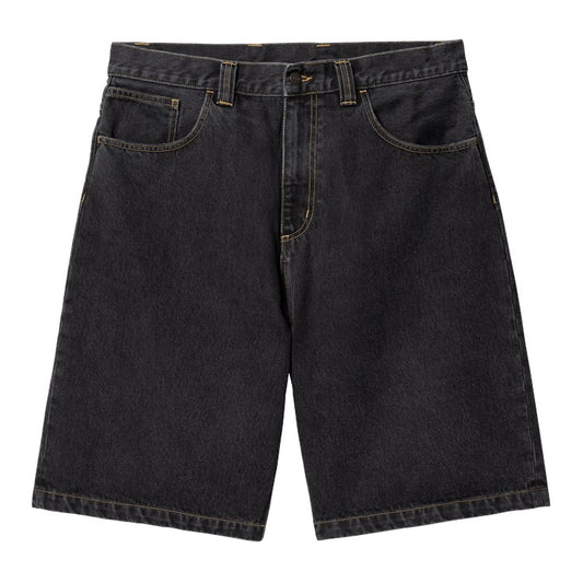 Carhartt WIP Brandon Short - Black Stonewashed