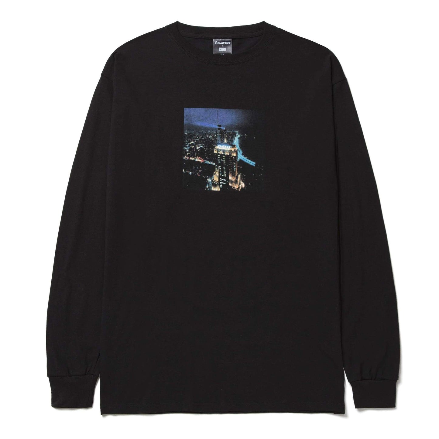 HUF x Playboy Bright Lights LS T-Shirt - Black