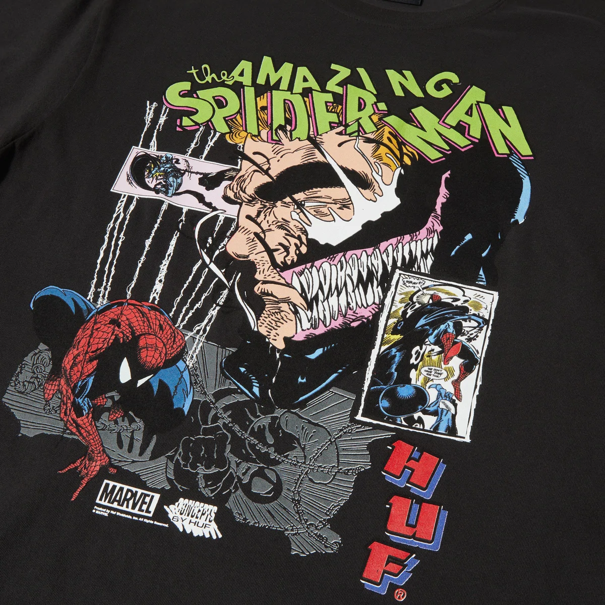 HUF x Spider-Man Brock Washed T-Shirt
