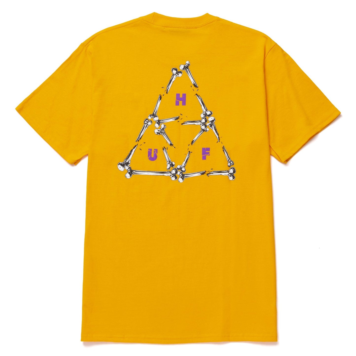 HUF Broken Bones Triple Triangle T-Shirt - Gold