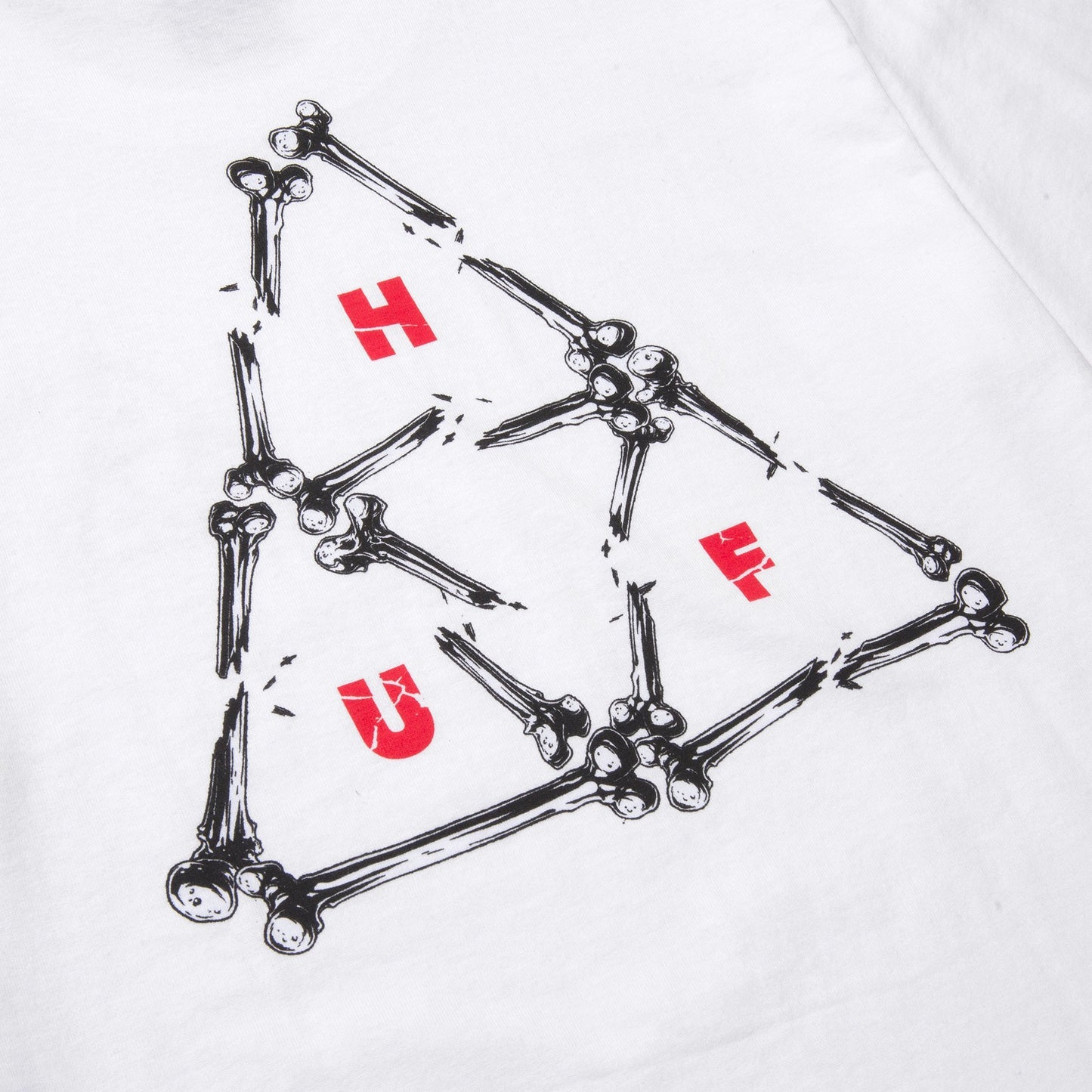 HUF Broken Bones Triple Triangle T-Shirt - White