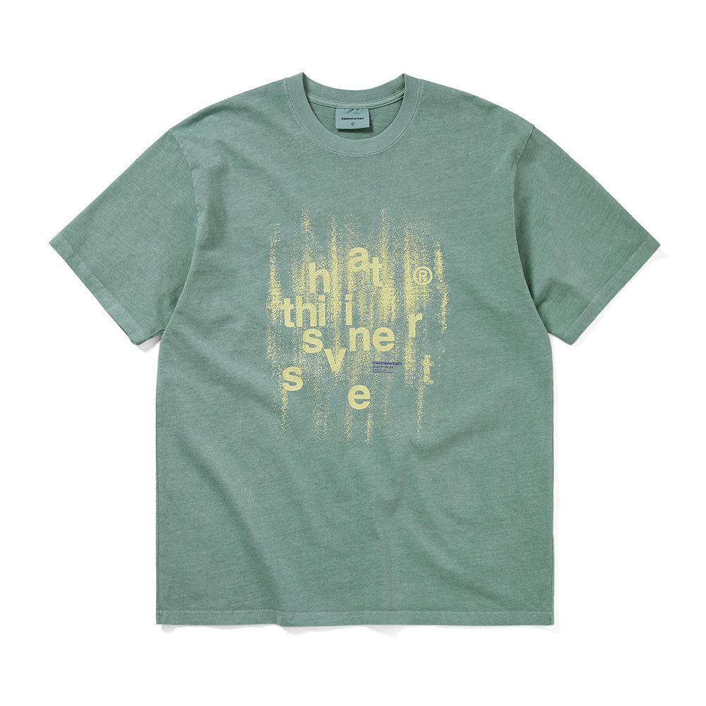 TINT Brushed Paint Tee - Emerald