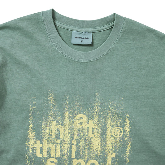 TINT Brushed Paint Tee - Emerald