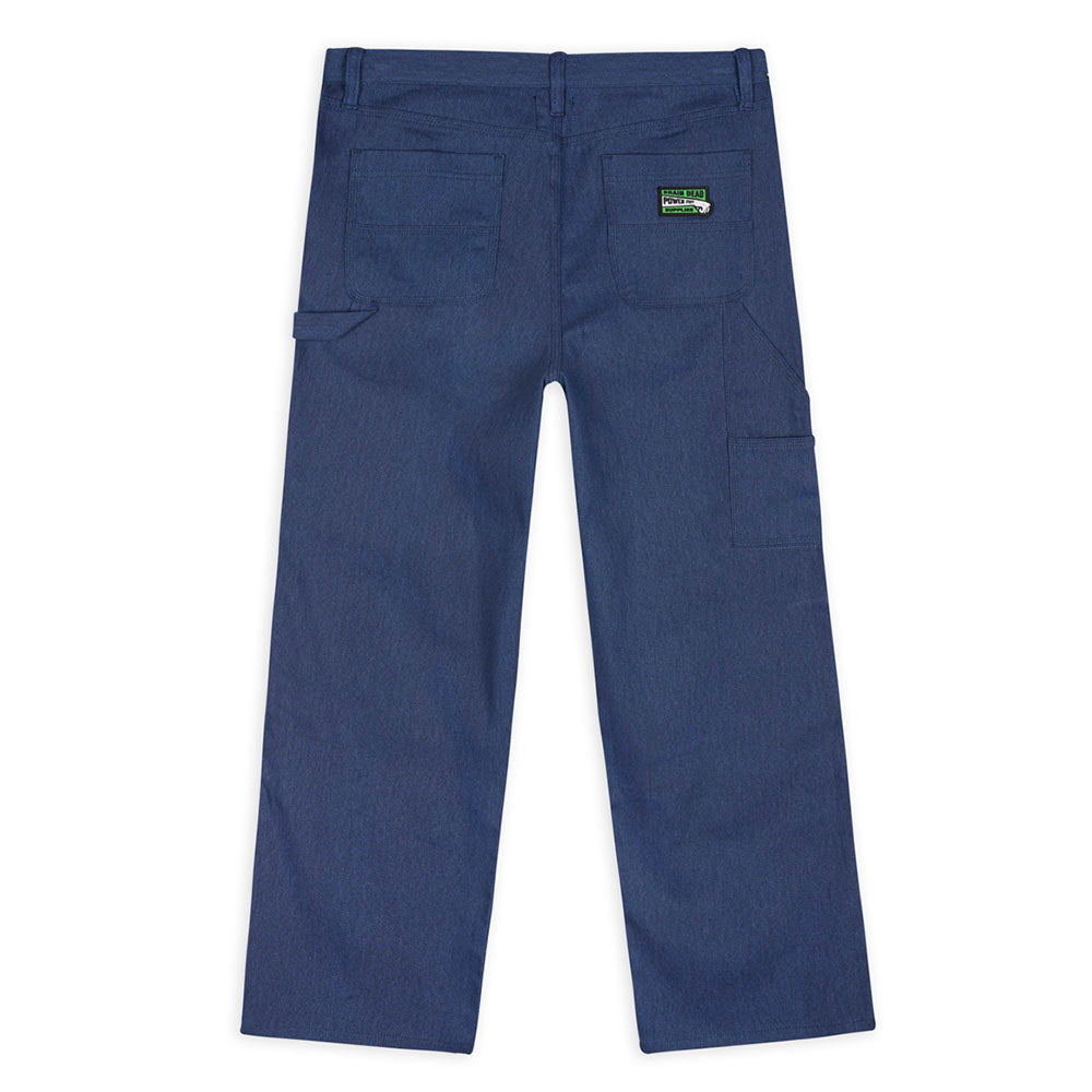 Brain Dead Bull Denim Double Knee Utility Pant - Navy