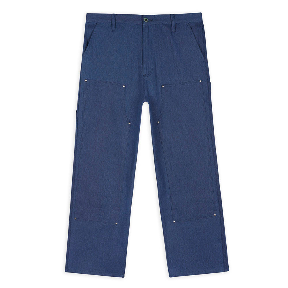 Brain Dead Bull Denim Double Knee Utility Pant - Navy