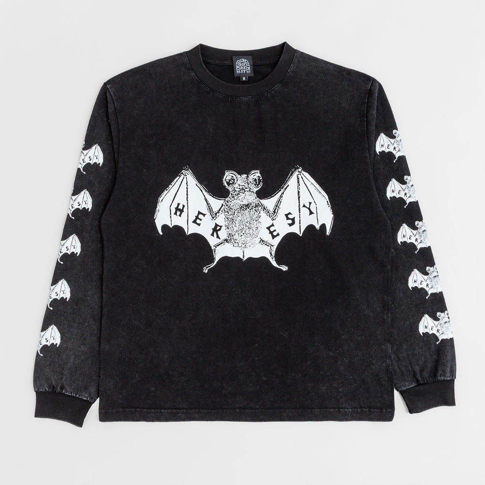 Heresy Bats LS Tee - Black