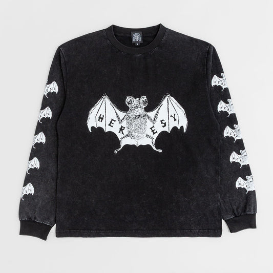 Heresy Bats LS Tee - Black