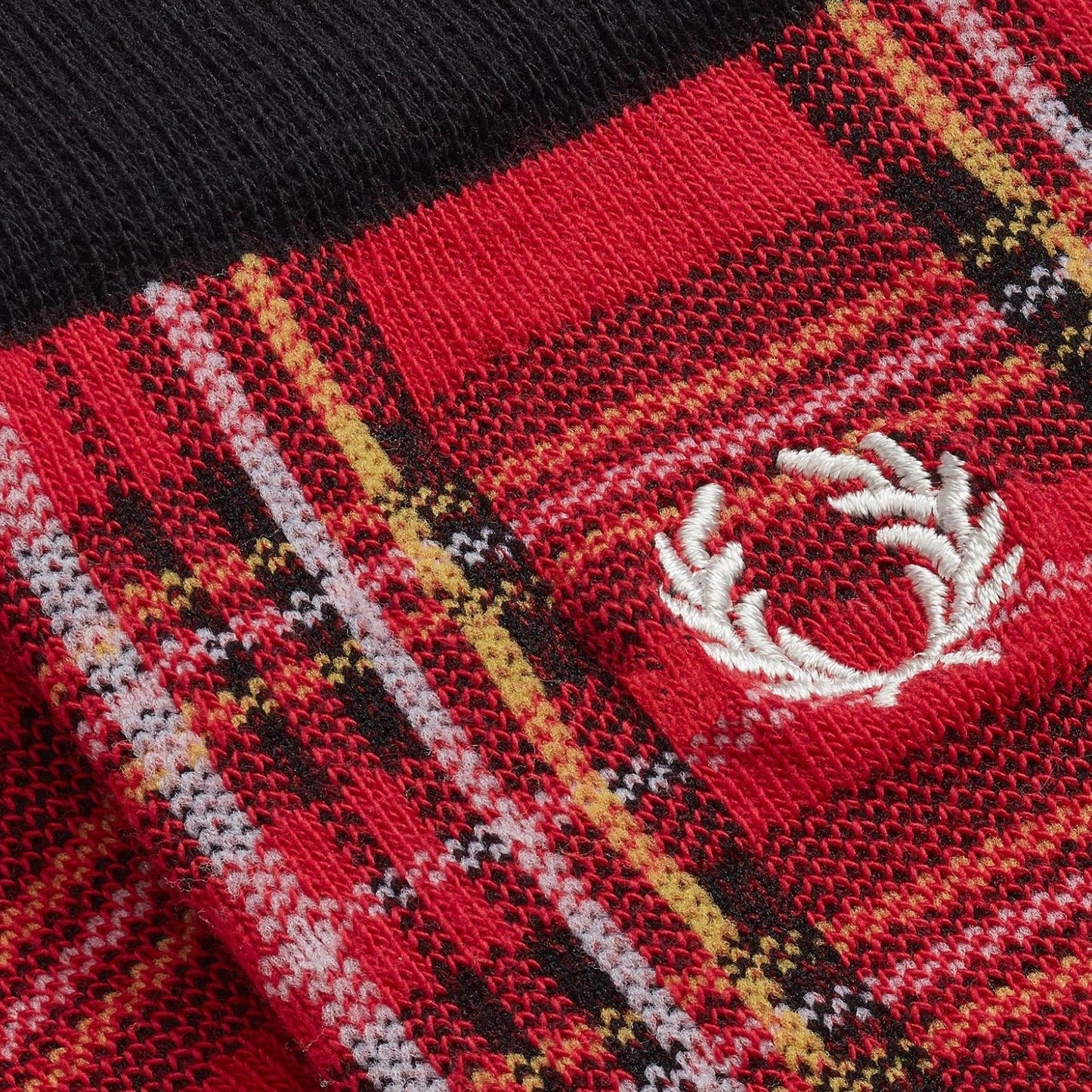 Fred Perry Royal Stewart Tartan Socks - Red