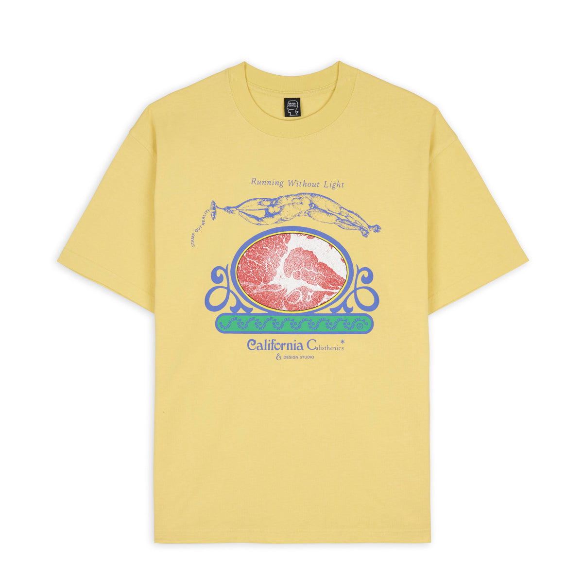 Brain Dead Calisthenics T-Shirt - Lemon