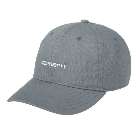 Carhartt WIP Canvas Script Cap - Dove Grey Wax