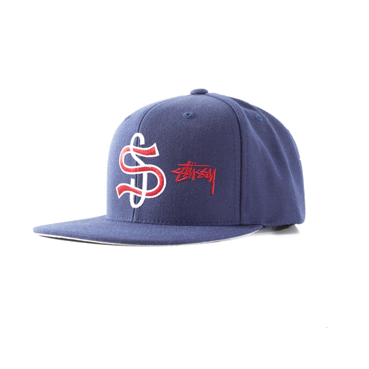 Stüssy Big League Point Crown Cap - Navy