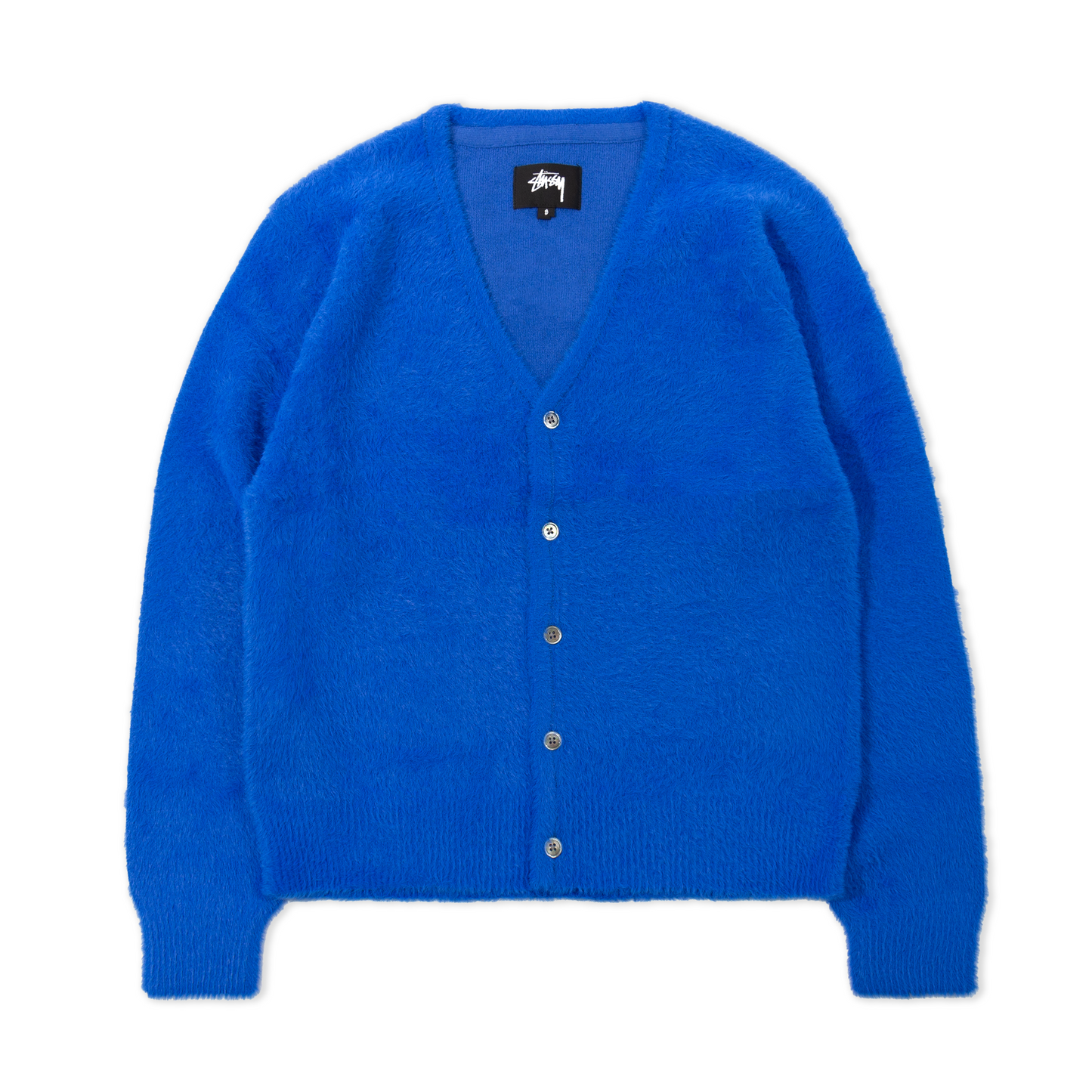 Stüssy Shaggy Cardigan - Royal Blue