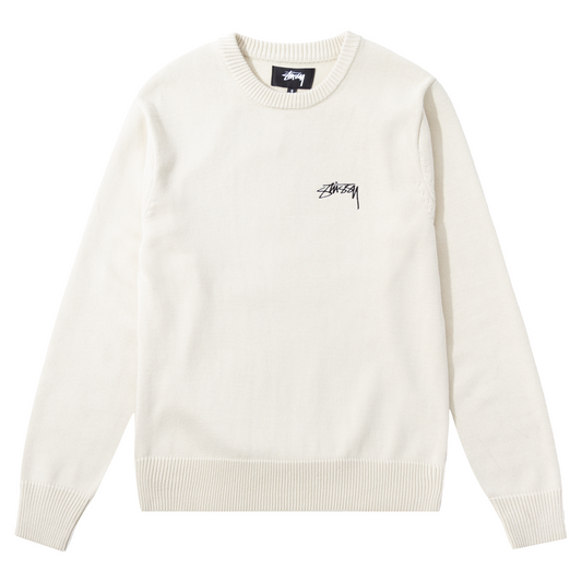 Stüssy Care Label Sweater - Natural