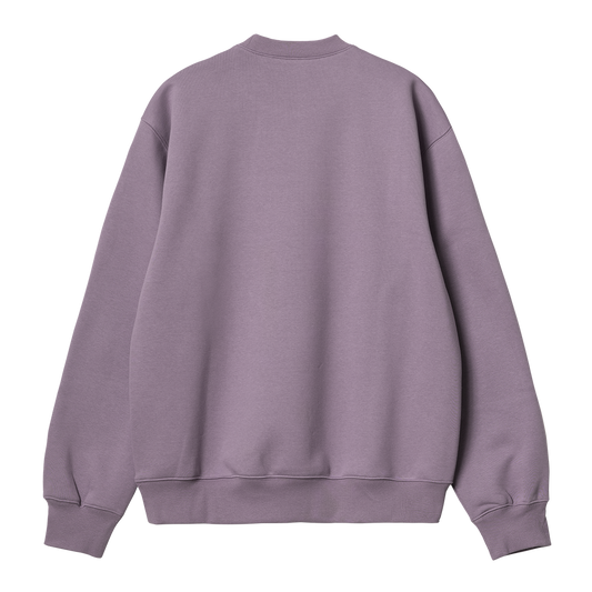 Carhartt WIP Carhartt Sweatshirt - Glassy Purple Discovery Green