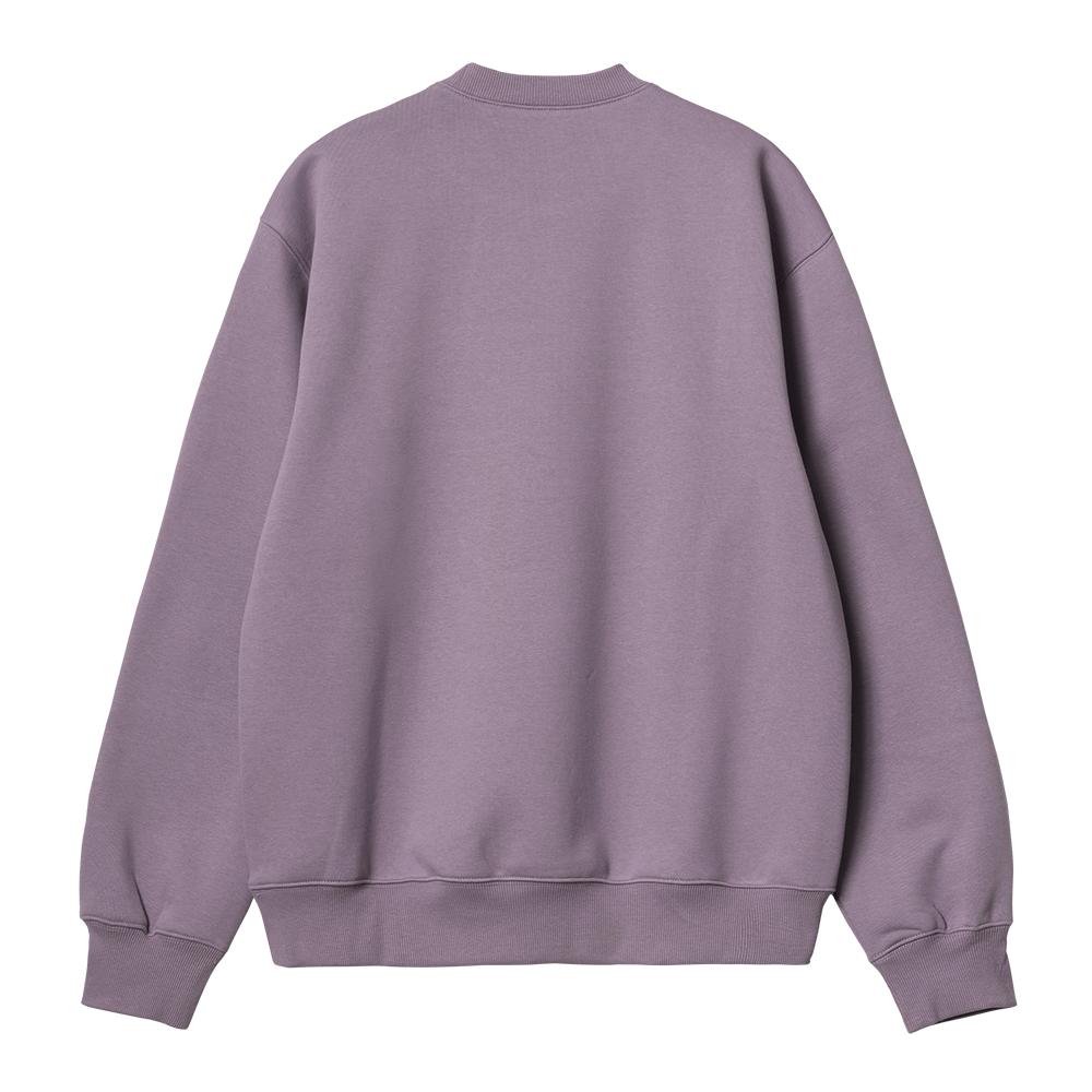 Carhartt WIP Carhartt Sweatshirt - Glassy Purple Discovery Green