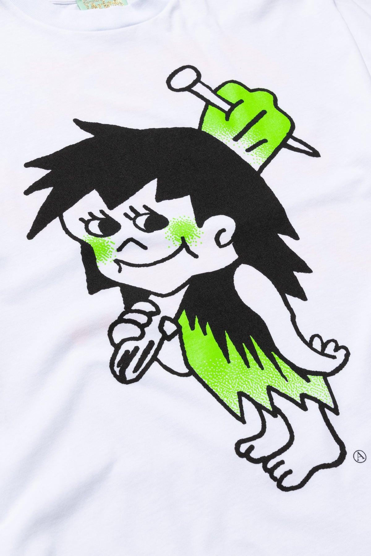 Aries Arise Caveman T-Shirt - White