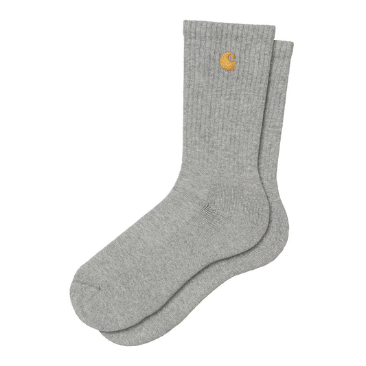 Carhartt WIP Chase Socks - Grey Heather Gold