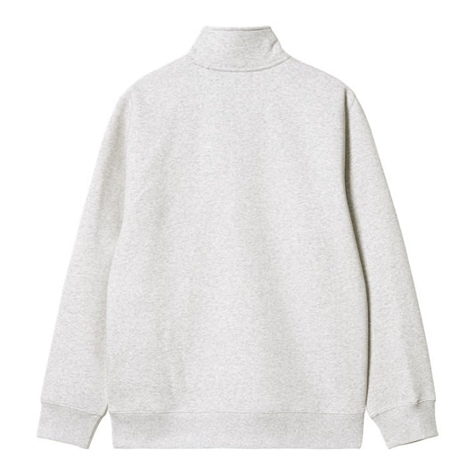 Carhartt WIP Chase Neck Zip Sweat - Ash Heather Gold