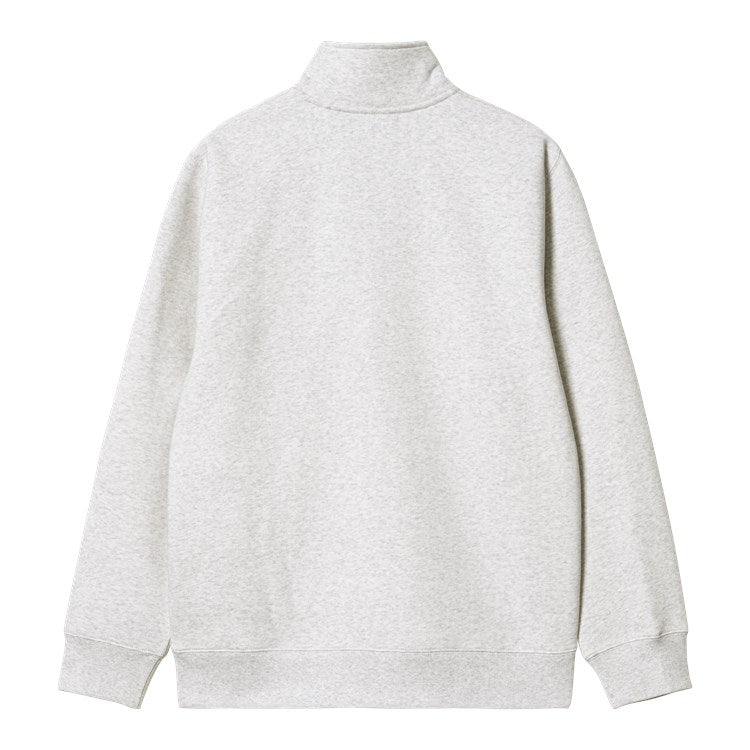 Carhartt WIP Chase Neck Zip Sweat - Ash Heather Gold