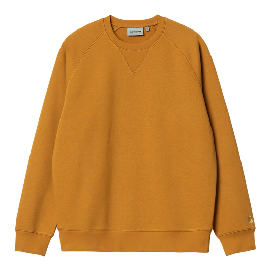 Carhartt WIP Chase Sweat - Buckthorn Gold