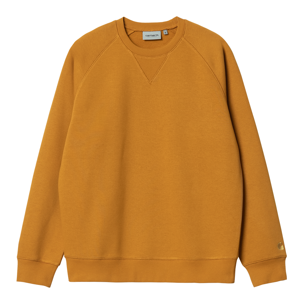 Carhartt WIP Chase Sweat - Buckthorn Gold