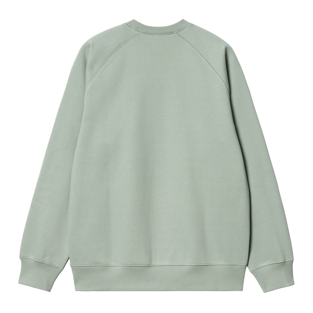 Carhartt WIP Chase Sweat - Glassy Teal Gold