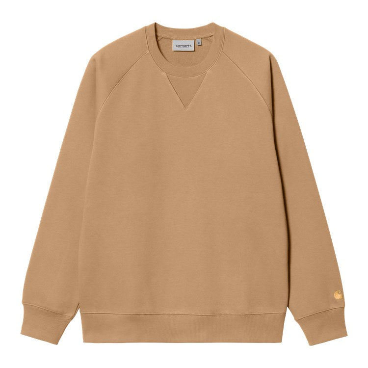 Carhartt WIP Chase Sweat - Peanut Gold