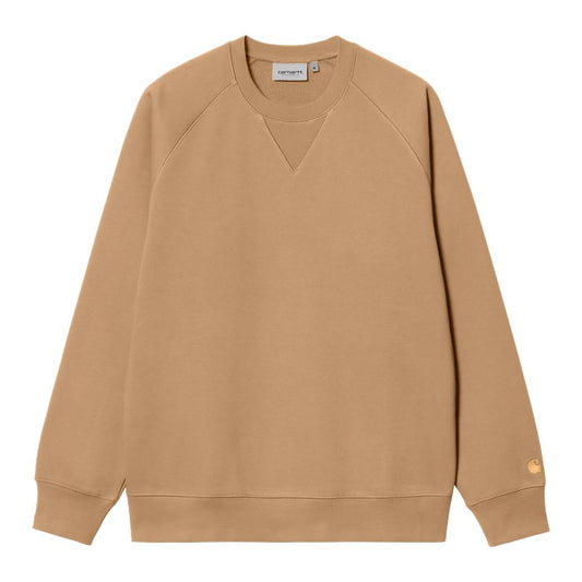 Carhartt WIP Chase Sweat - Peanut Gold