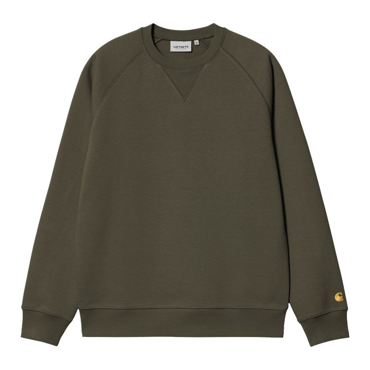 Carhartt WIP Chase Sweat - Olive Gold