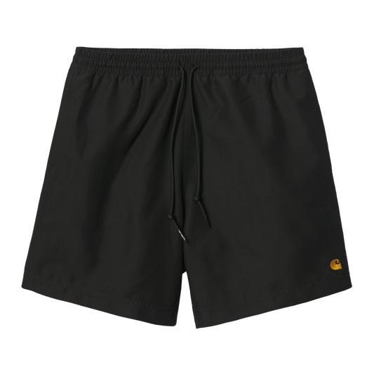 Carhartt WIP Chase Swim Trunks - Black Gold