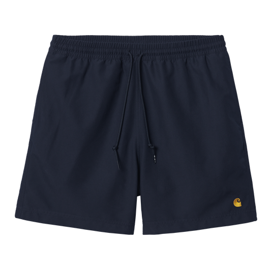 Carhartt WIP Chase Swim Trunks - Dark Navy Gold